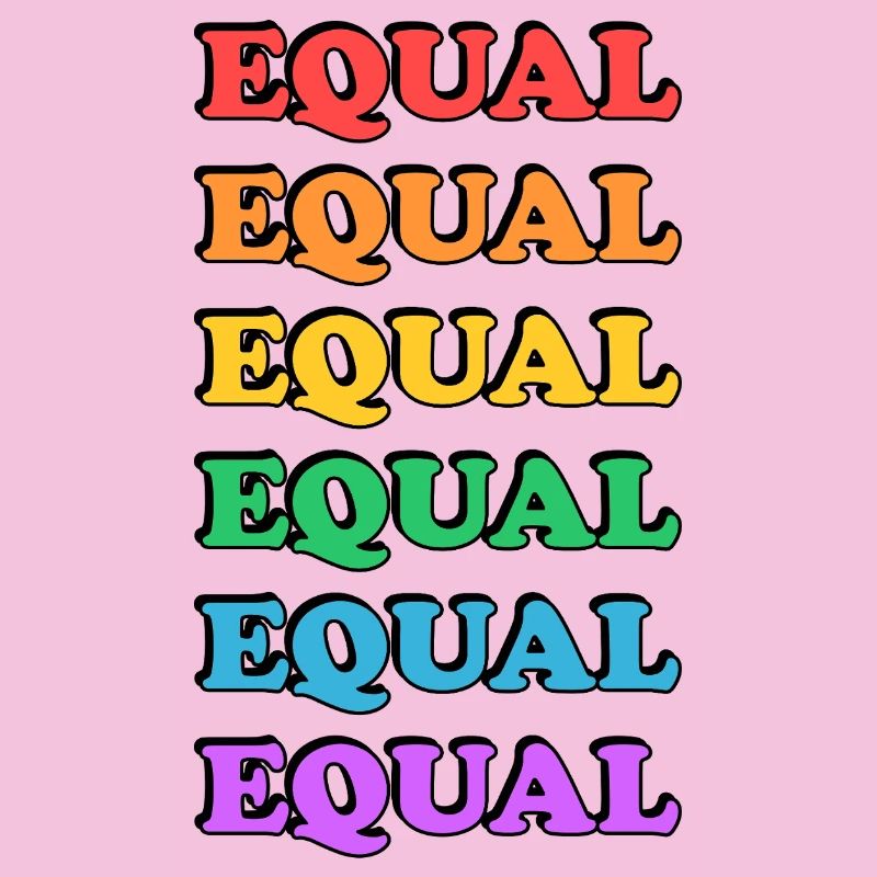 Rainbow Equality Text