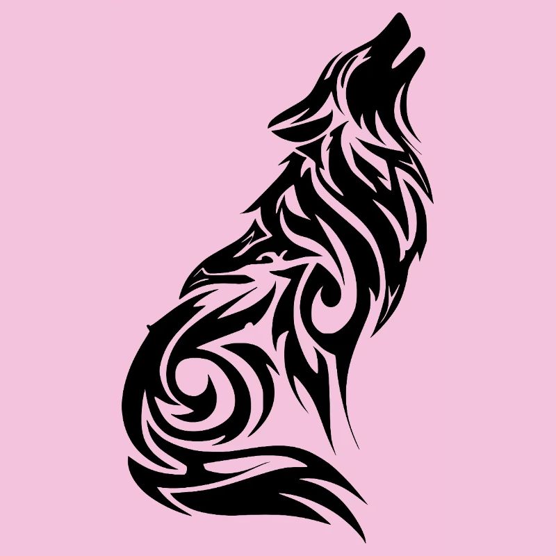 Wolf Tribal Tattoo