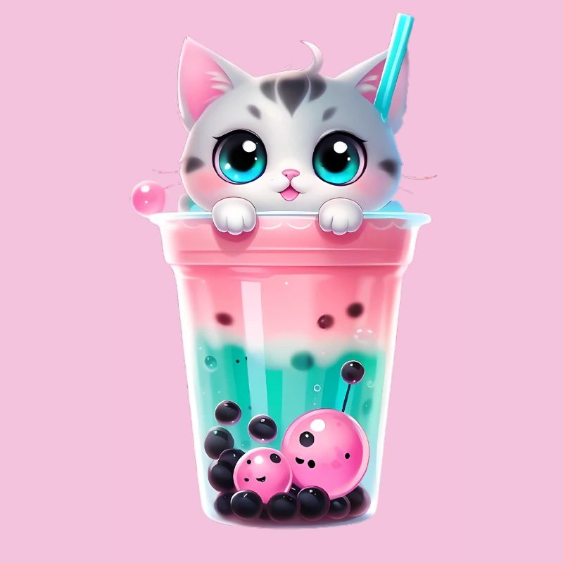 Chaton Bubble Tea Pastel