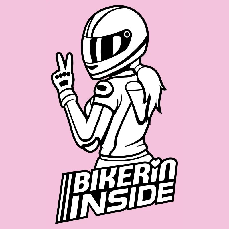 Biker inside (colors can be changed)
