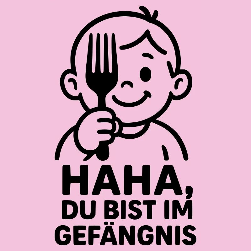 Kids Humor Fork Prison