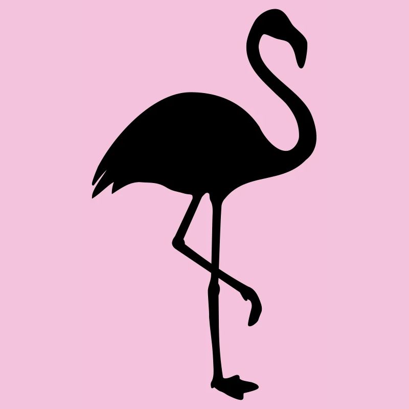 Flamingo silhouette trend