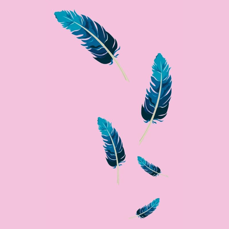 Blue Feathers