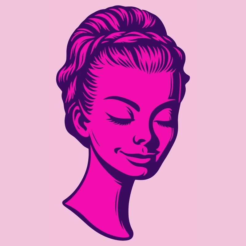 Lady Portrait 60s Pop Art