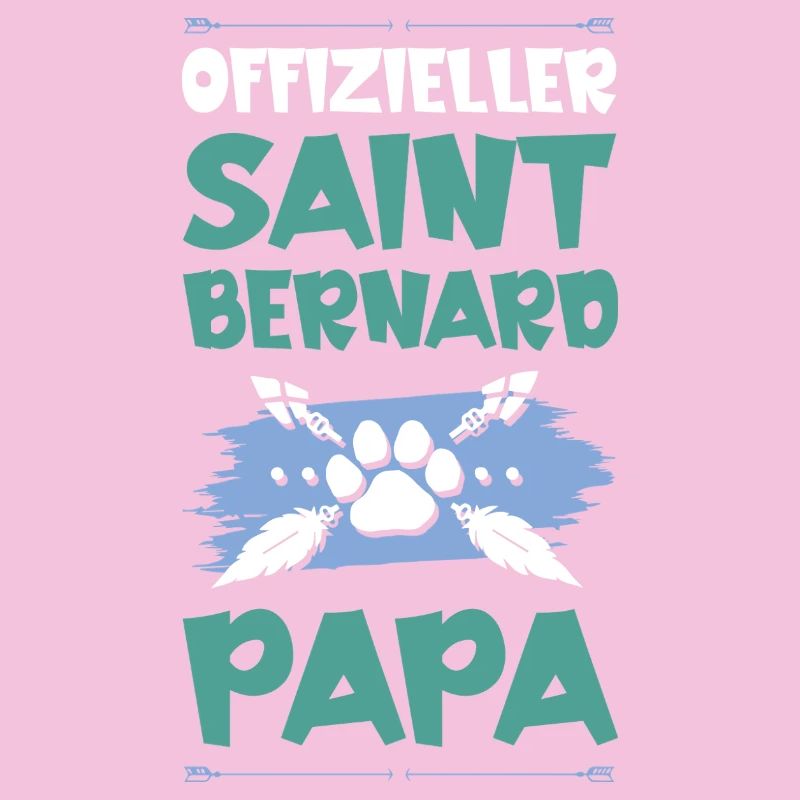 Chiens de Saint-Bernard Papa