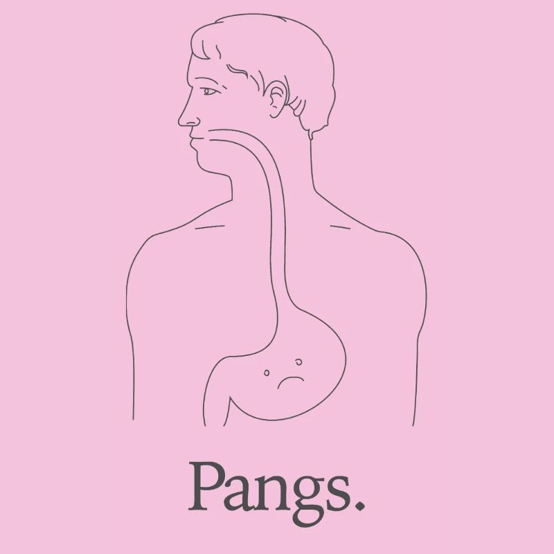 Dessin au trait de l’anatomie des douleurs
