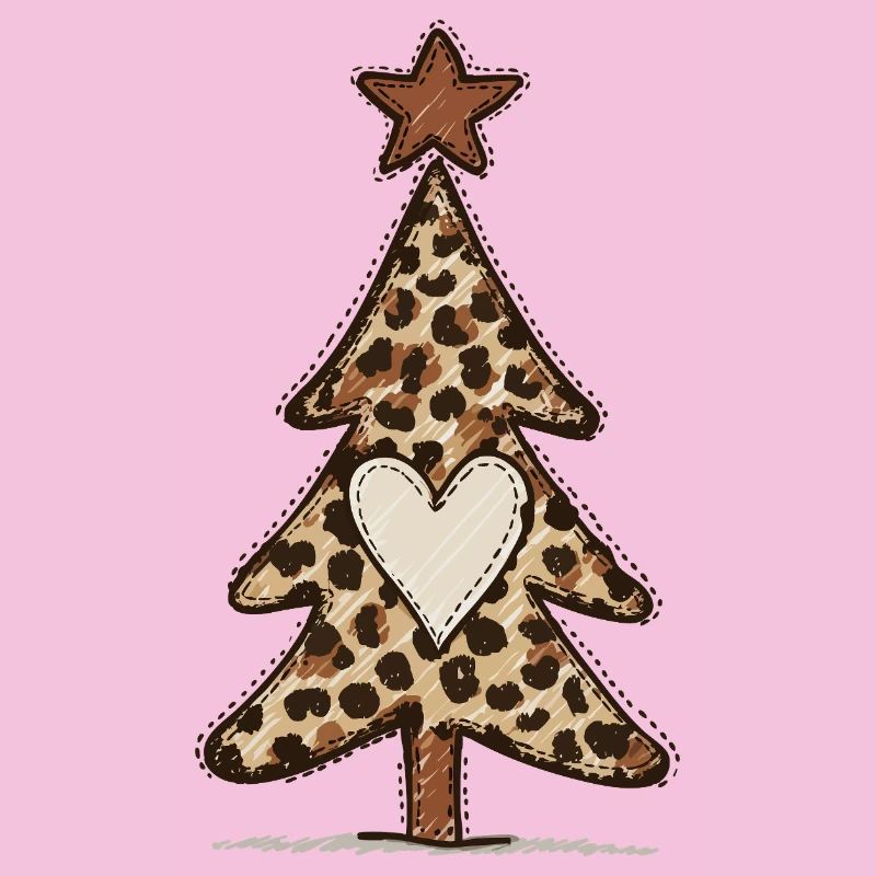 Leoprint Weihnachtsbaum - Leomuster