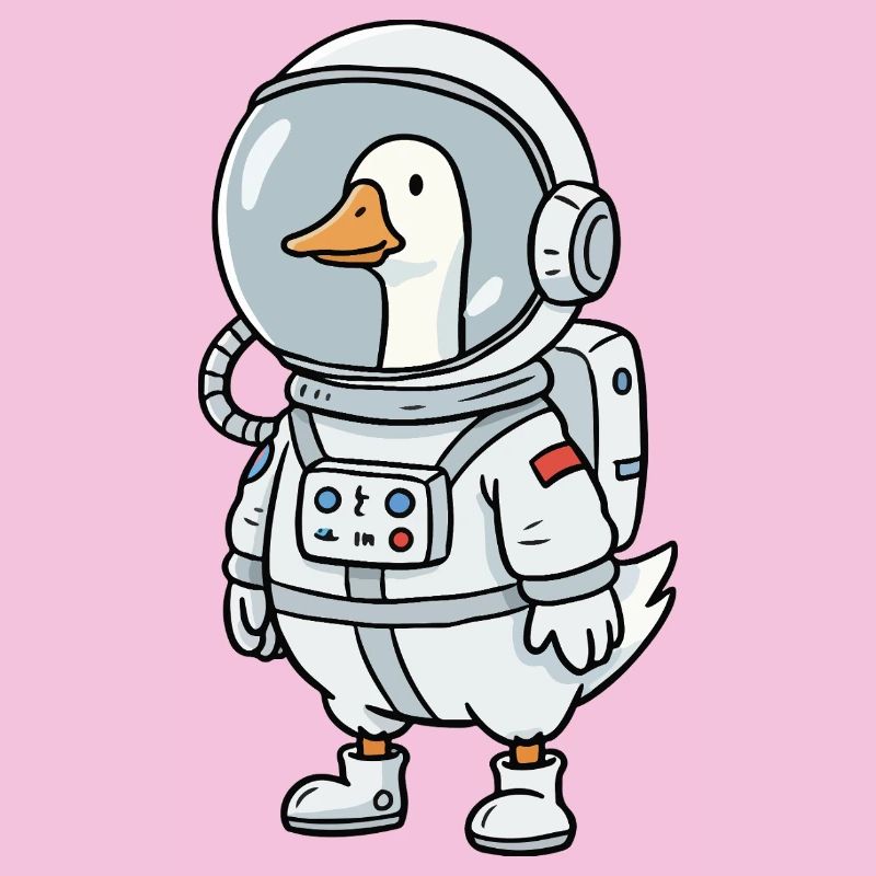 Astronaute de l’Oie de l’Espace
