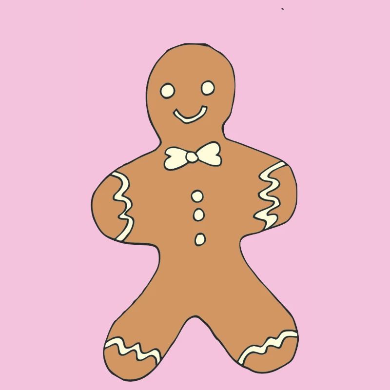 Lebkuchenmann Weihnachtsdesign