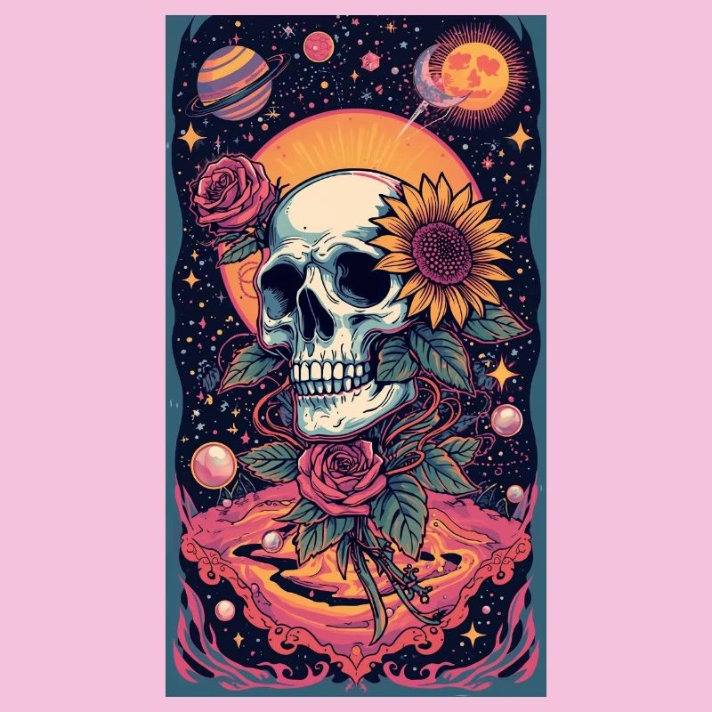 Crâne et Fleur de l’Espace