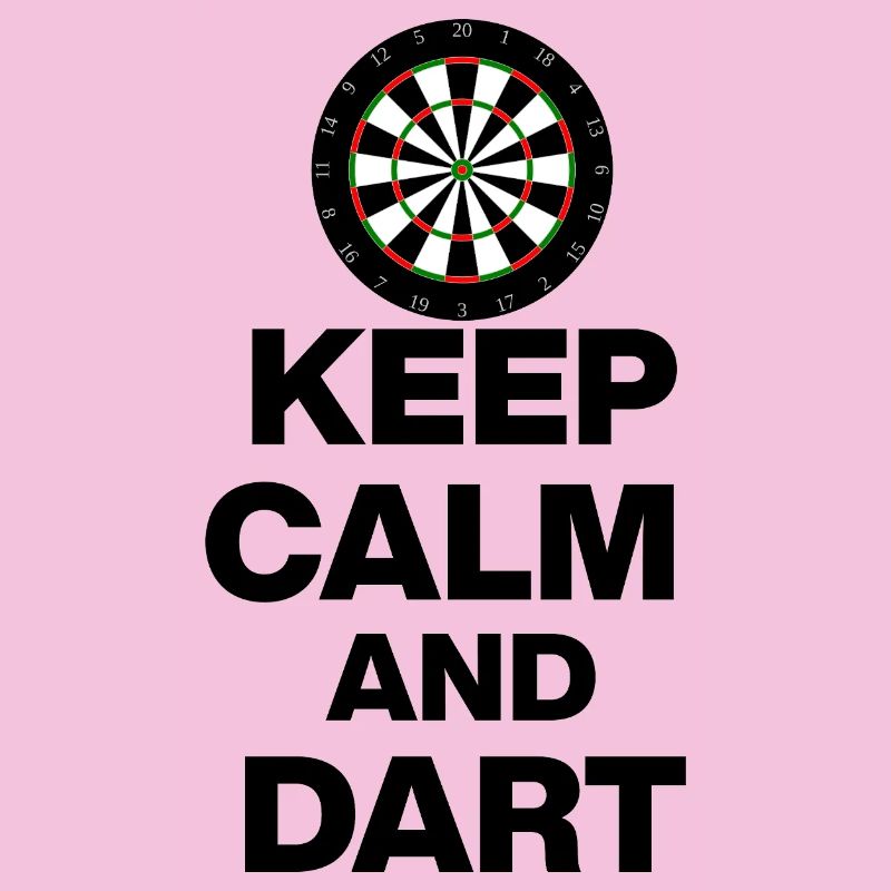 KEEP CALM AND DART ON! 180 DARTS PLAYER GIFT