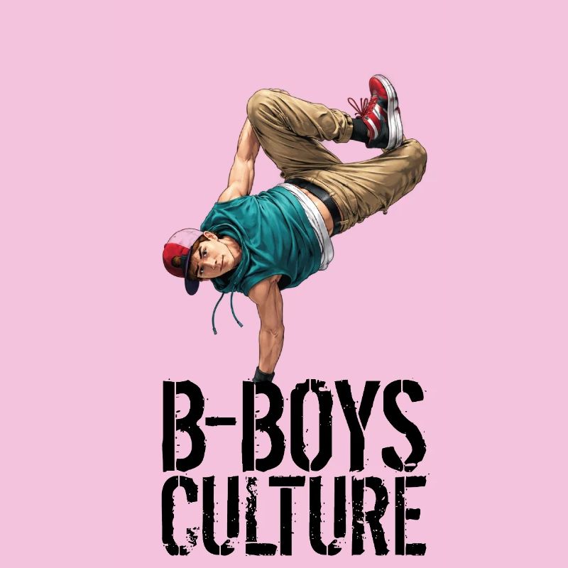 Illustration de Freeze à une main pour breakdance