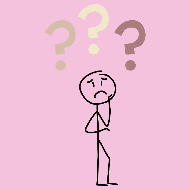 Three Question Marks – Minimal Mystery Design