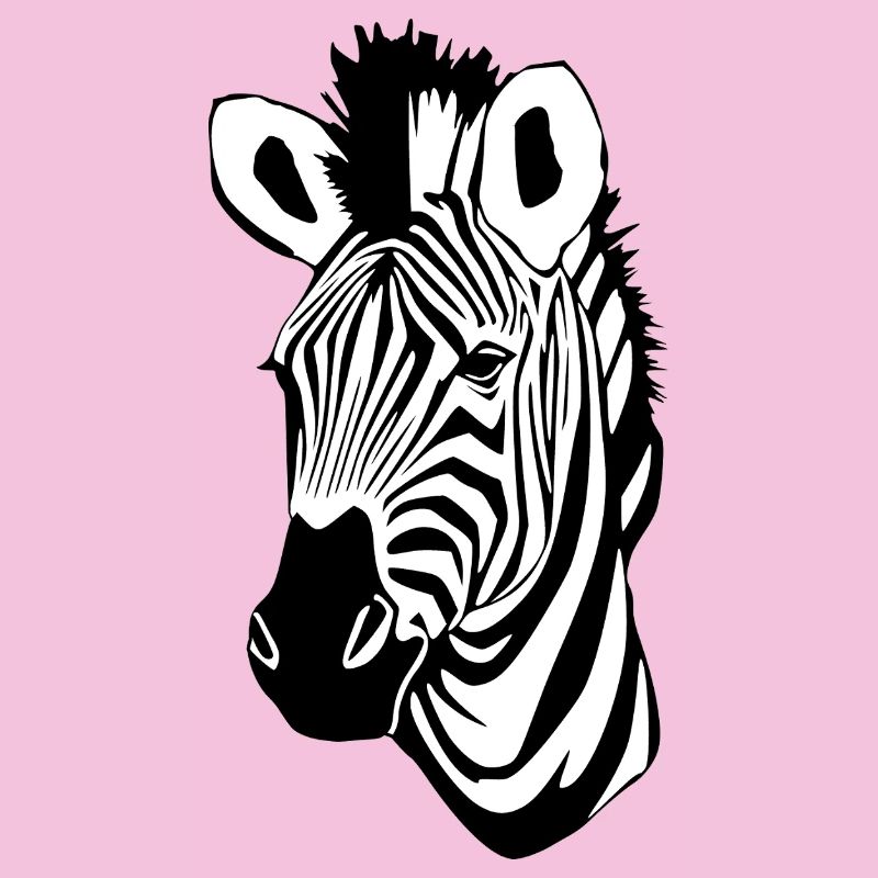 Zebra Zebra Head T-shirt Gift