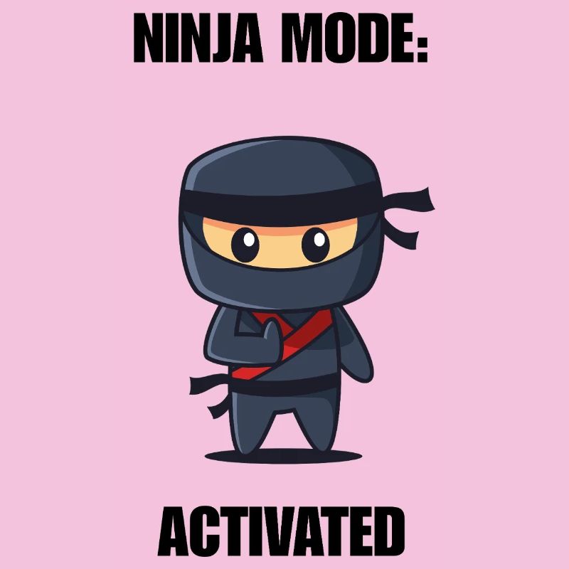 Chemise activée par la mode ninja – Diction ninja drôle