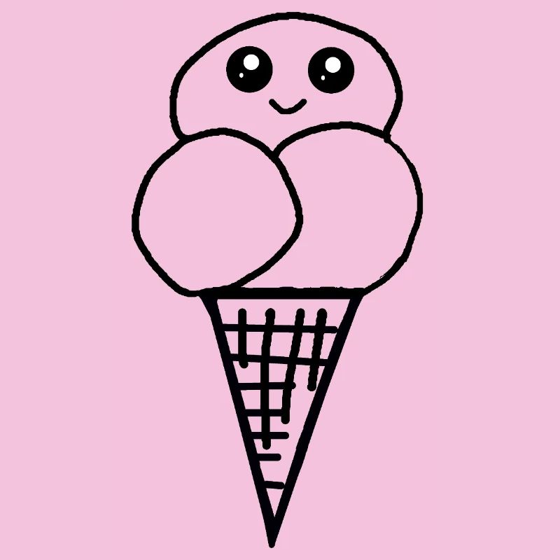 Eis Eiswaffel Eistüte Eiscreme Eiskrem