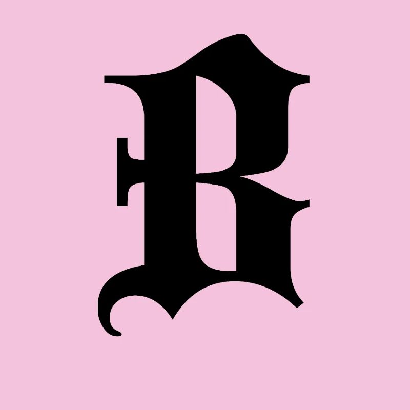 Ornate Gothic B monogram