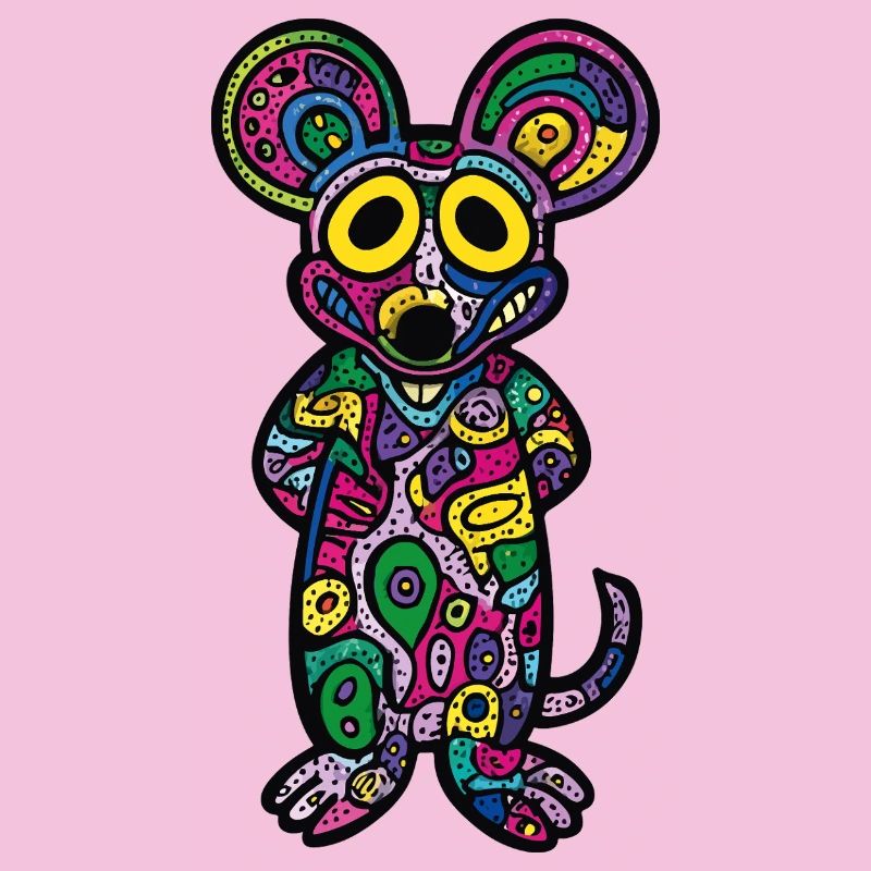 Maus Bunt Kunst