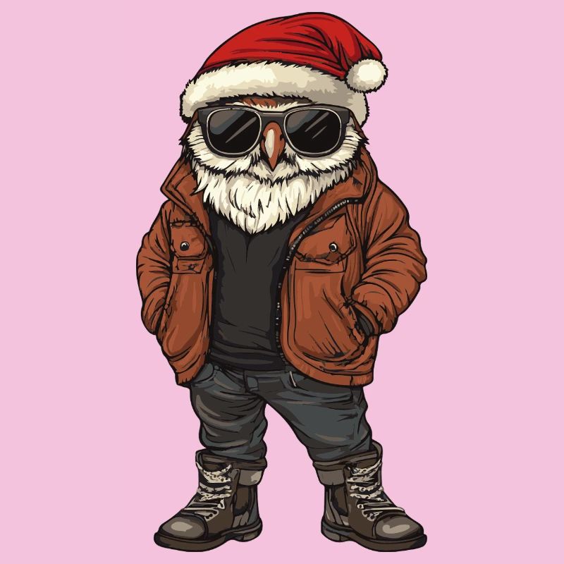Eule Weihnachten Winter