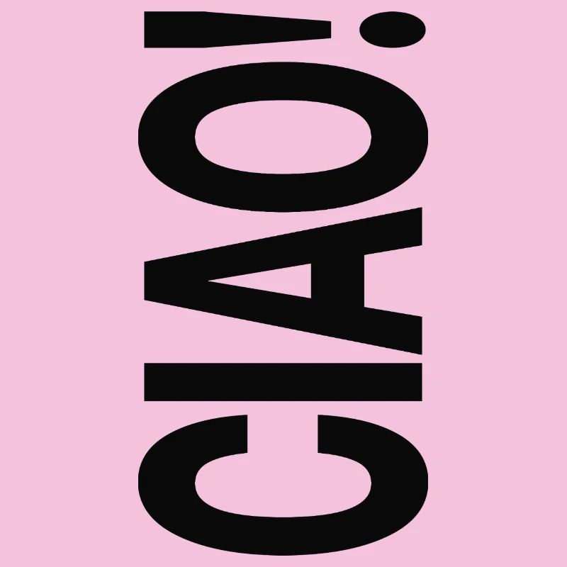 Ciao Typografie Statement Design