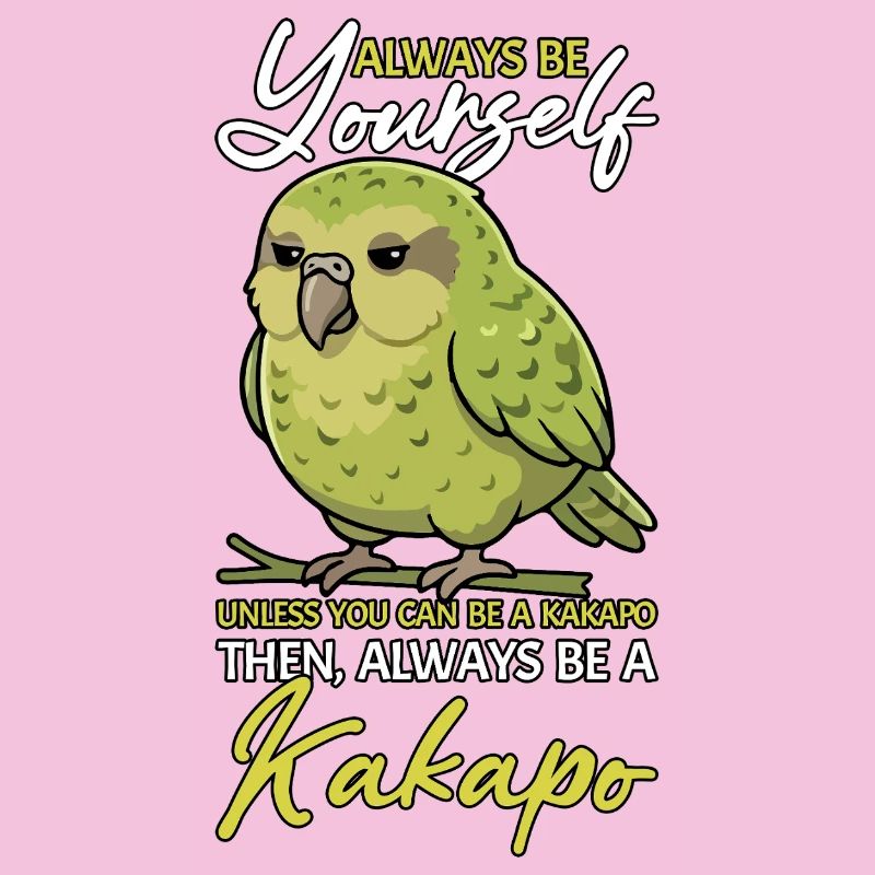 Sei immer du selbst, Kakapo Neuseeland