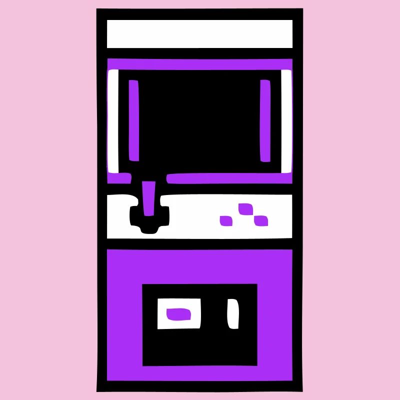 Joueur nostalgique d’arcade automate