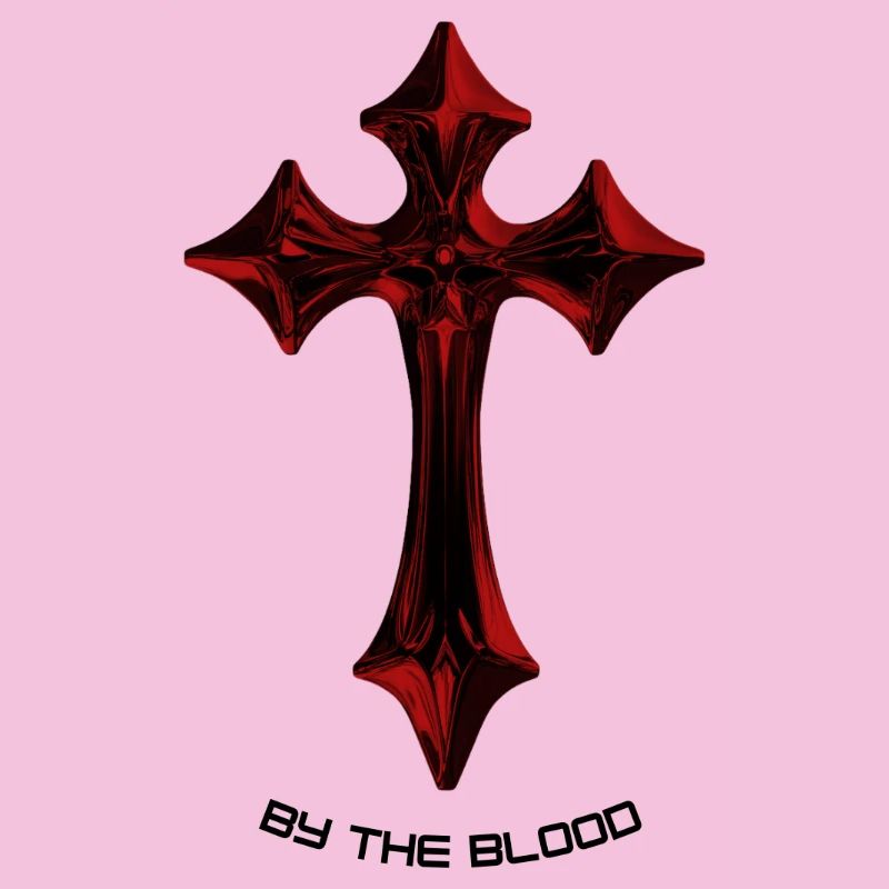 Red Gothic Cross Talisman