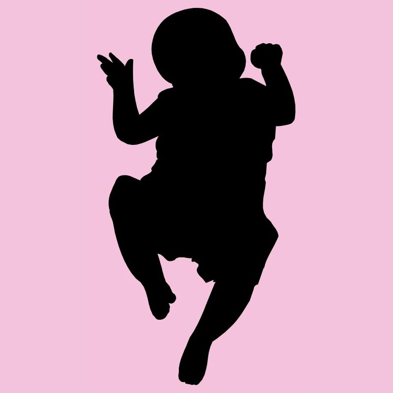 Logo image d’ombre de bébé pour l’annonce de naissance