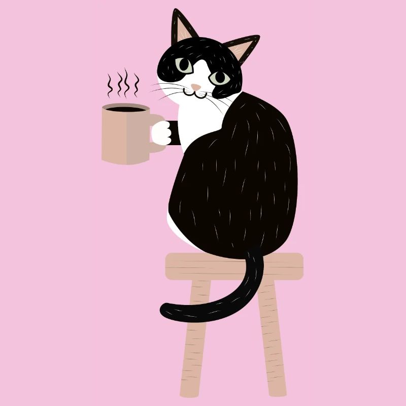 Kaffeepause Katze
