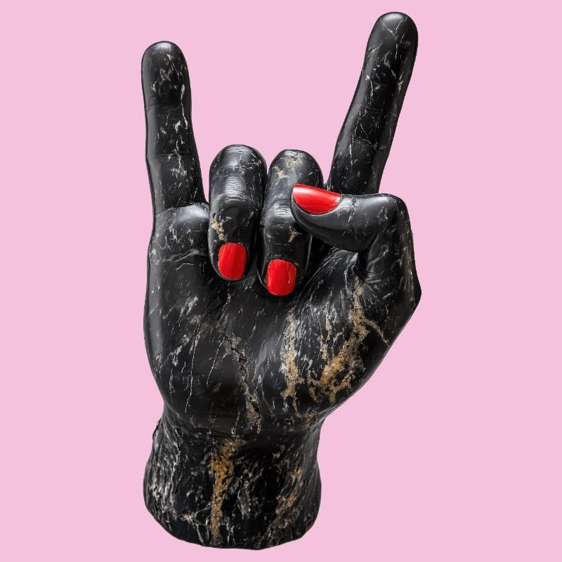 Rockhand Marble Print