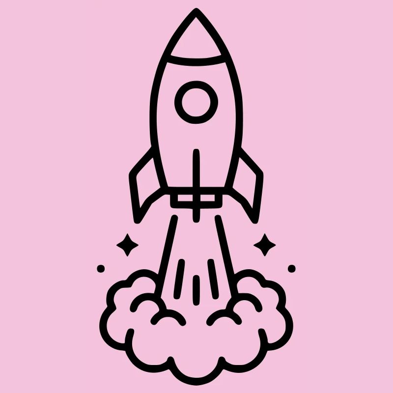 Rocket Launch Space Icon