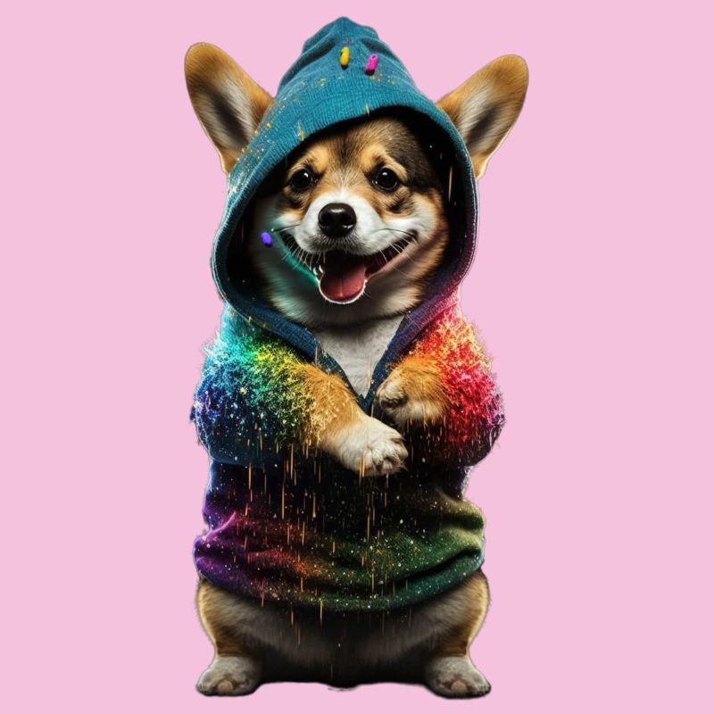 Pup élégant