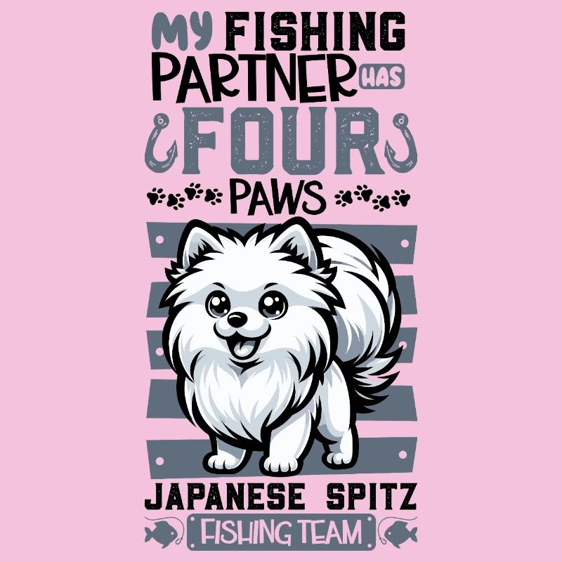 Pêche et Spitz japonais