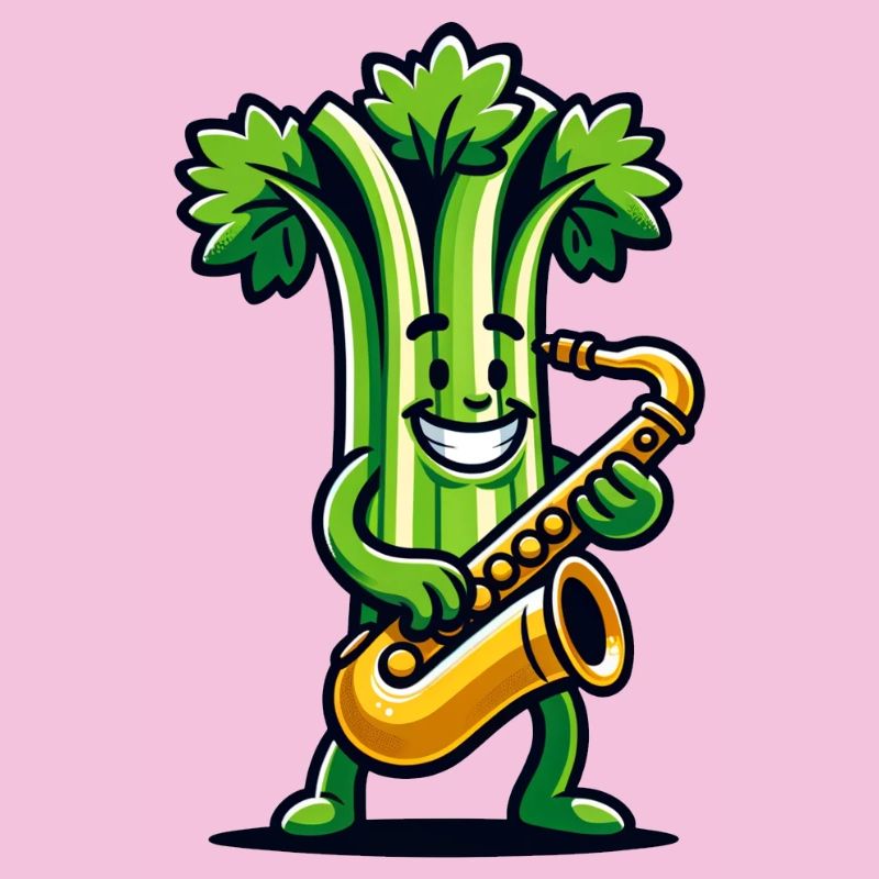 Le céleri Saxy apporte le jazz croquant