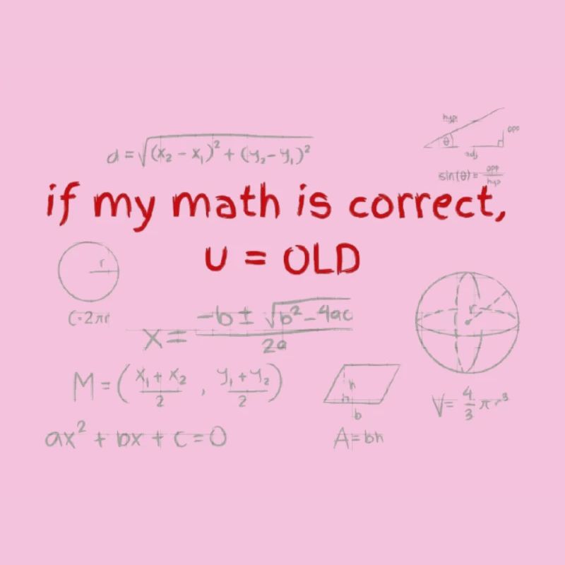 Birthday gift for math fans