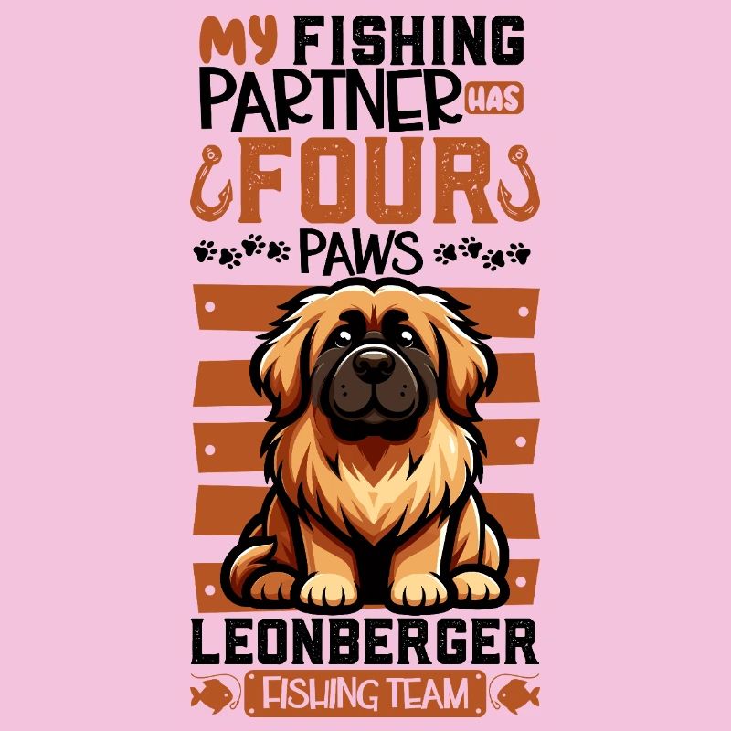 Pêche et Leonberger