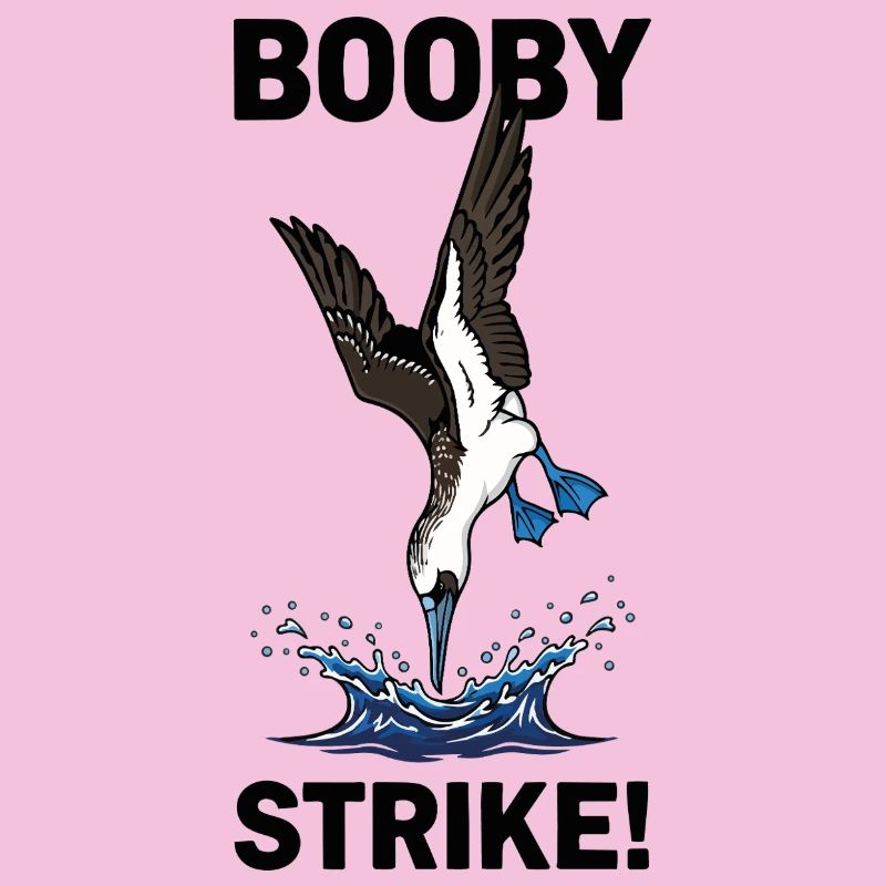 Fou Pieds Bleus Strike Booby Strike Mer