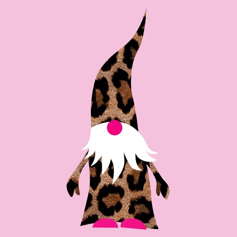 Gnome Pink Leopard Decoration Christmas Gift Idea