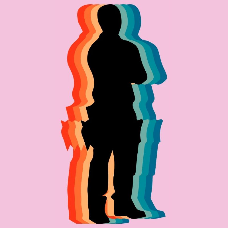 Retro Carpenter Silhouette Vintage Woodworker