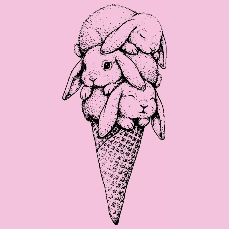 Häschen Eiscreme
