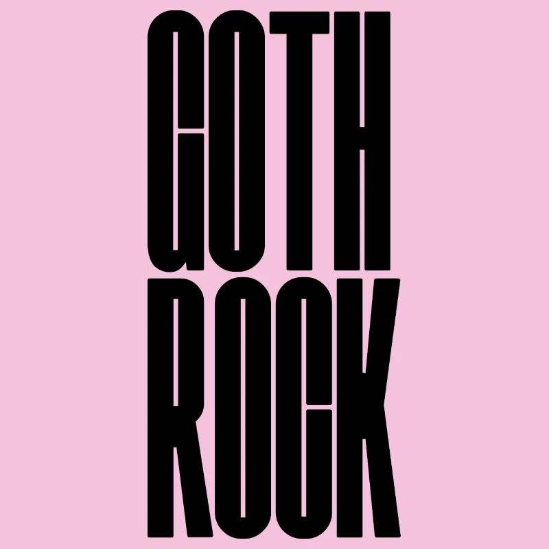 Goth Rock design de logo typographique audacieuse