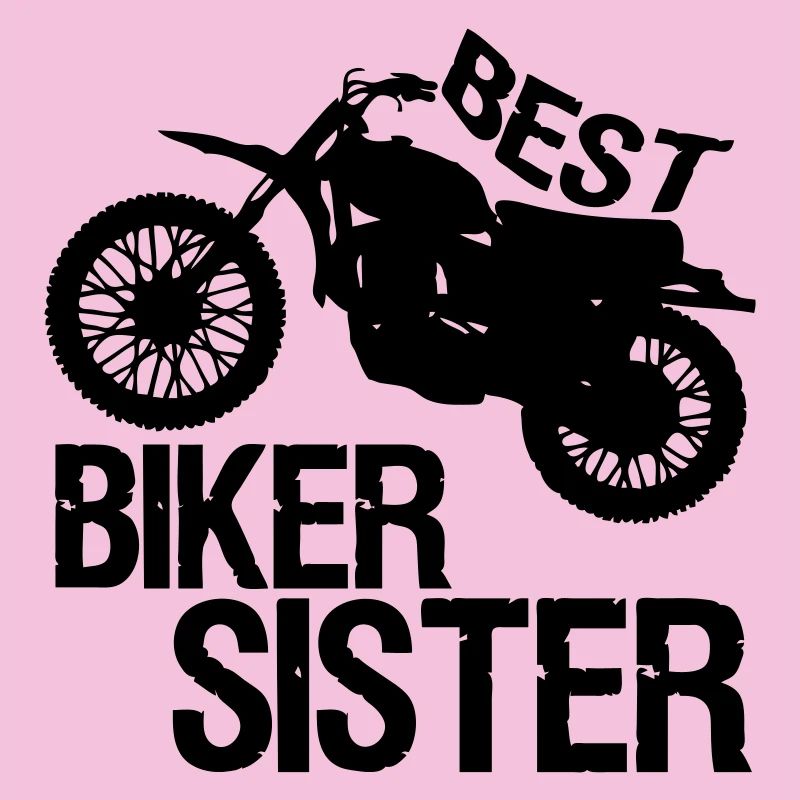 Biker Sister Motorrad Motorradfahrer Geschenk