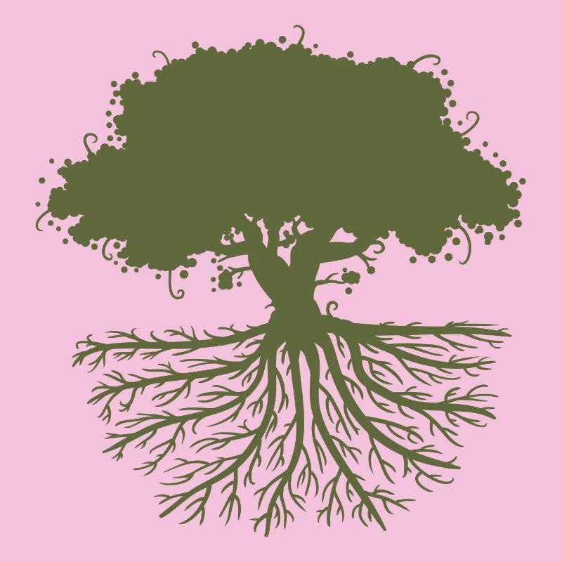 tree roots green