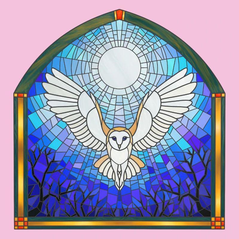 Owl and Moon