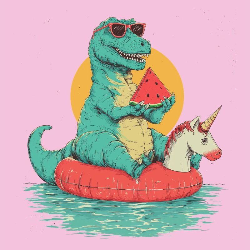 T-rex chilling