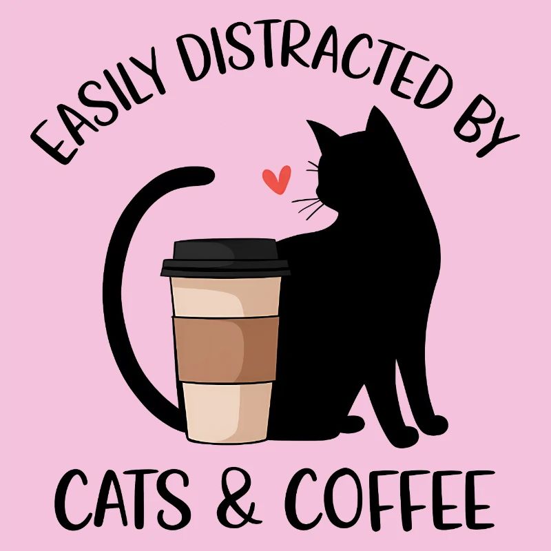 Leicht durch Katzen und Kaffee ablenkbar