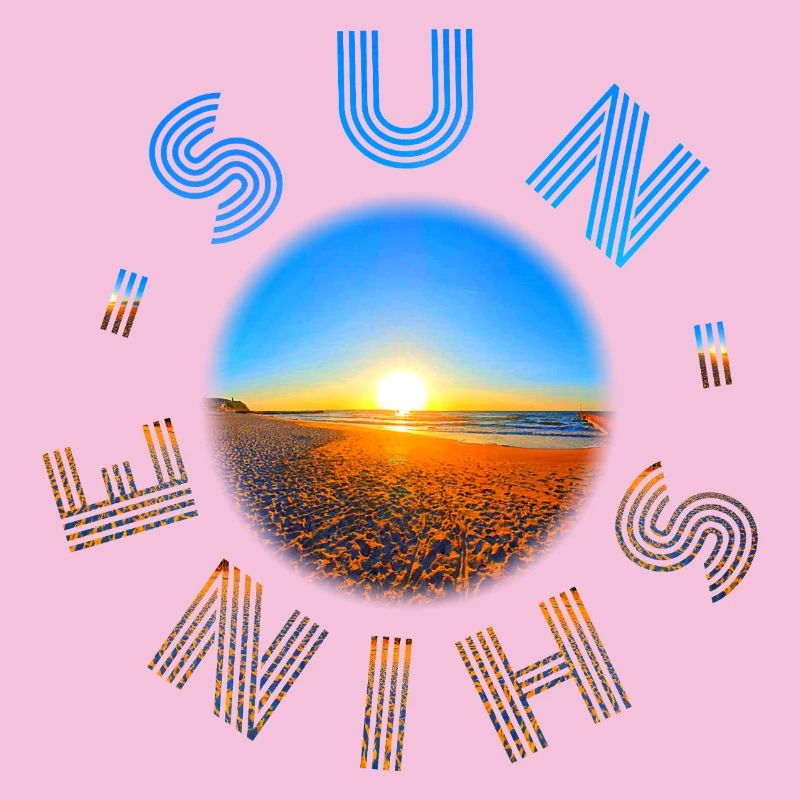 Coucher de soleil sur la plage Design
