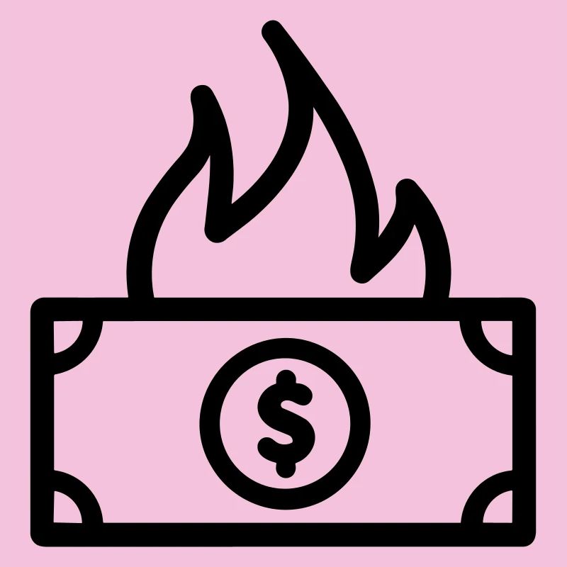 Geld verbrennen