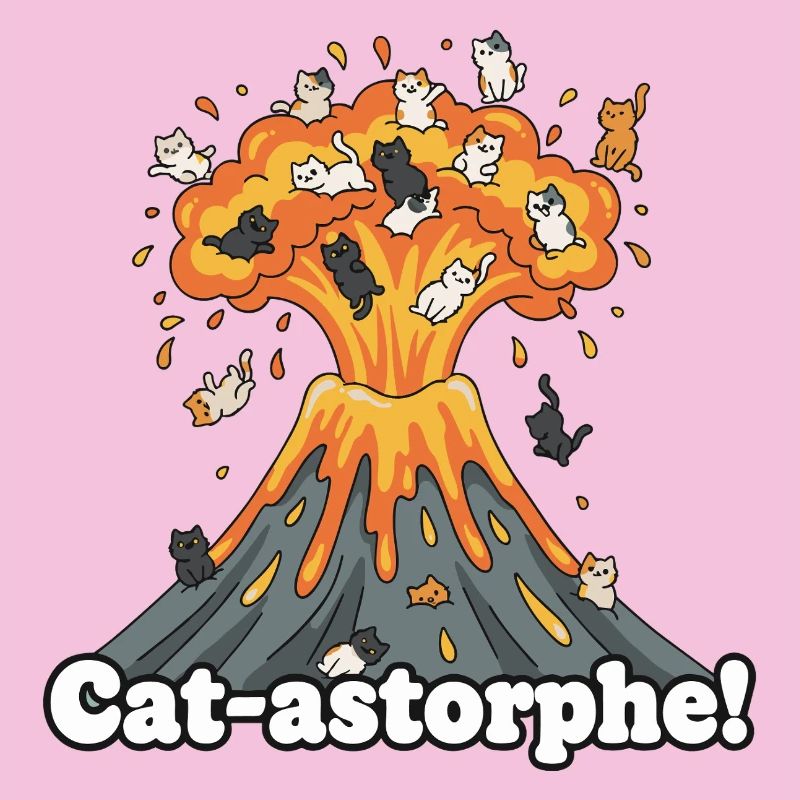 Cat-astrophe volcano