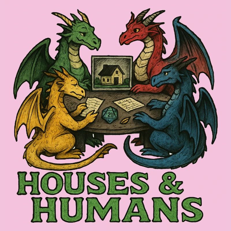 Les dragons à la table des maisons